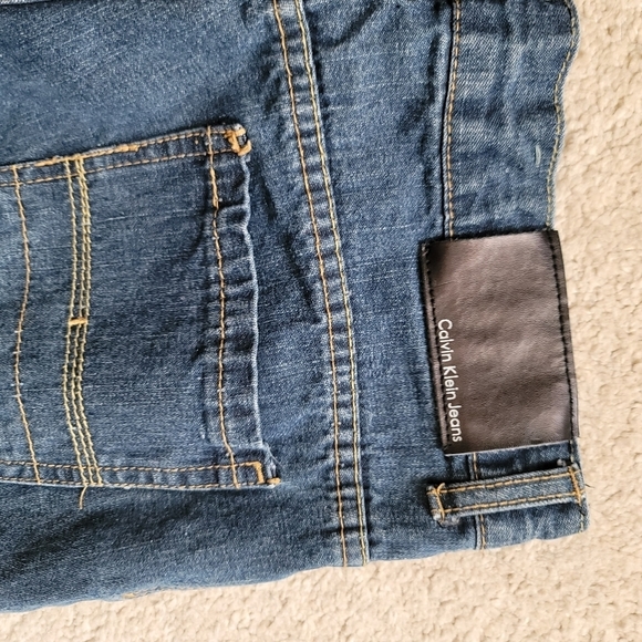 Calvin Klein Straight Leg Denim Jeans Size 16 - Picture 8 of 10